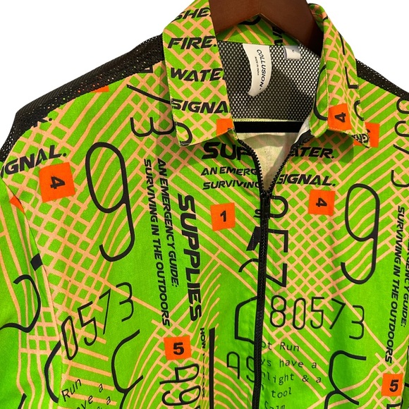 Collusion Funky Zip Up Shirt M - Picture 2 of 7